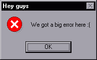 The BIG error.